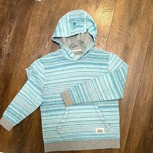 Quiksilver Blue Striped Kids Hoodie